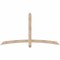 Ekena Millwork Bellingham Smooth Timber Gable Bracket, Douglas Fir, 72"W x 39"H x 1 1/2"D x 3 1/2"F, 13/12 Pitch GBW072X39X0204BEL00SDF - alternate 1